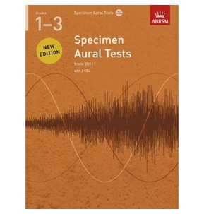 Specimen Aural Tests ABRSM 2011+ Book/CD Grades 1-3 