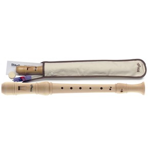 Stagg Wooden Soprano Recorder with Case 