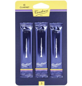 Vandoren Classic Pack of 3 Clarinet Reed 