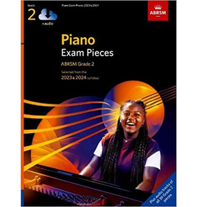 ABRSM Piano Exam Pieces: 2023-2024 (Grade 2) Book and Audio