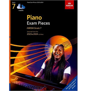 ABRSM Piano Exam Pieces: 2023-2024 (Grade 7) Book and Audio
