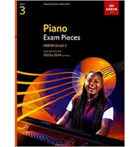 ABRSM Piano Exam Pieces: 2023-2024 (Grade 3) Book Only