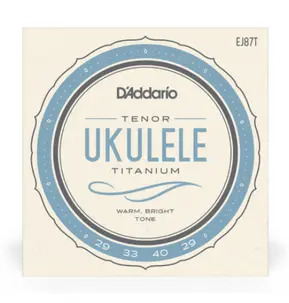 D'Addario EJ87T Titanium Ukulele Strings, Tenor