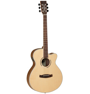 Tanglewood Discovery Exotic DBT SFCE BW Super Folk Natural Electro Acoustic Guitar