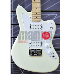 Fender Squier Mini Jazzmaster HH Olympic White Short-Scale Electric Guitar