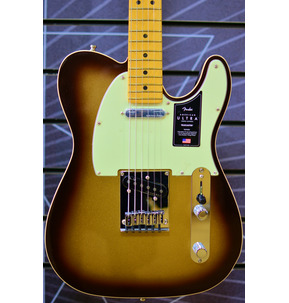 Fender American Ultra Telecaster Mocha Burst Electric Guitar & Case