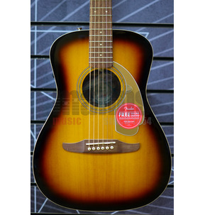 Fender California Malibu Player Sunburst Short-Scale Electro Acoustic Guitar