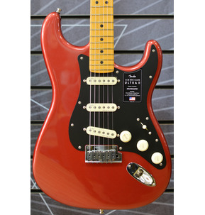 Fender American Ultra II Stratocaster Electric Guitar Sinister Red