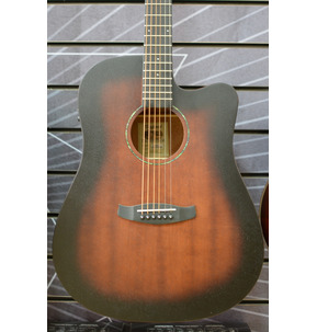 Tanglewood Crossroads TWCR Dreadnought Cutaway Electro Whiskey Barrel Burst Acoustic Guitar