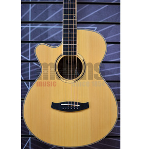Tanglewood Discovery Exotic DBT SFCE BW LH Super Folk Natural Left-Handed Electro Acoustic Guitar