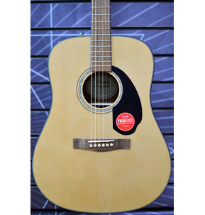 Fender Classic Design CD-60 V3 DS Dreadnought Natural Acoustic Guitar 