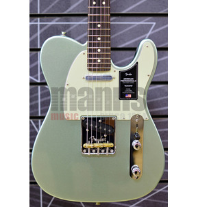 Fender American Professional II Telecaster Mystic Surf Green Electric Guitar & Case 
