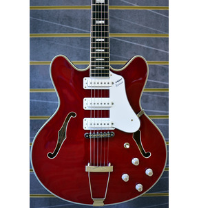 Vox Bobcat S66 Cherry Red Electric Guitar & Case - Sale