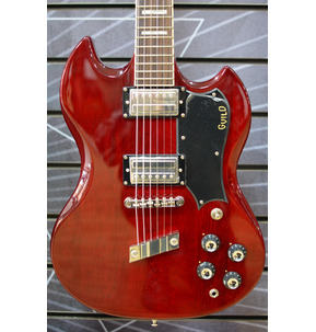 Guild Newark St. Polara Deluxe Electric Guitar - Cherry Red