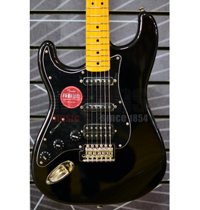 Fender Squier Classic Vibe '70s Stratocaster HSS Black Left-Handed Electric Guitar