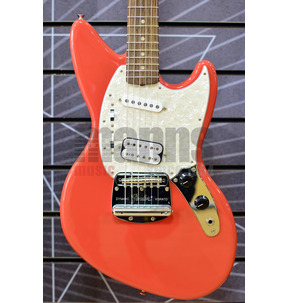 Fender Artist Kurt Cobain Jag-Stang Fiesta Red Electric Guitar & Case