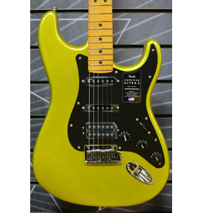 Fender American Ultra II Stratocaster HSS Electric Guitar Solar Flare