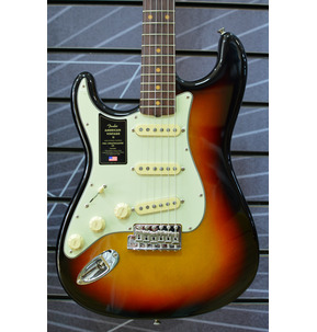 Fender American Vintage II 1961 Stratocaster Left Handed 3 Colour Sunburst Incl Vintage Hard Case - B Stock