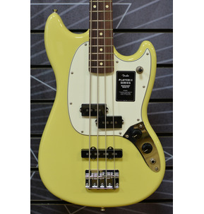 Fender Player II Mustang Bass Guitar Hialeah Yellow