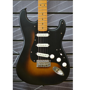 Fender Squier 40th Anniversary Vintage Edition Stratocaster Satin 2-Colour Sunburst Electric Guitar