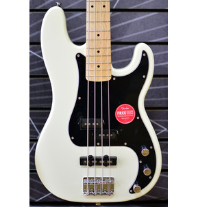Fender Squier Affinity Series Precision Bass PJ Olympic White Electric Bass Guitar 