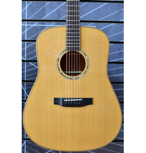 Auden Artist M Colton Dreadnought Natural All Solid Acoustic Guitar & Case - Sale