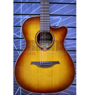 Lag Tramontane 118 T118ACE-BRS Auditorium Brown Shadow Electro Acoustic Guitar