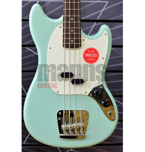 Fender Squier Classic Vibe '60s Mustang Surf Green Electric Bass Guitar