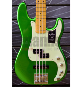 Fender Player Plus Precision Bass Cosmic Jade Electric Bass Guitar & Case