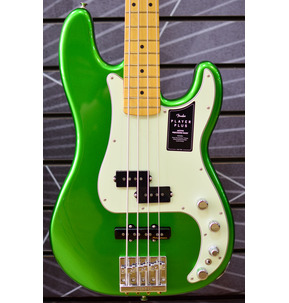 Fender Player Plus Precision Bass Cosmic Jade Electric Bass Guitar & Case