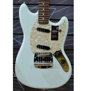 Fender American Performer Mustang, Satin Sonic Blue, Rosewood