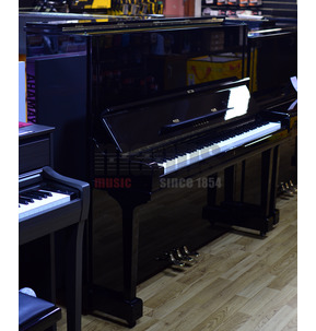 Secondhand Yamaha U3G Upright Piano - Black Polyester 