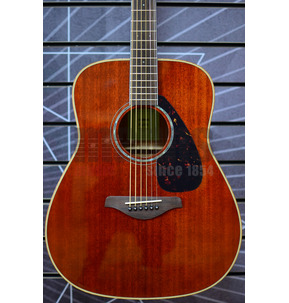 Yamaha FG850 Dreadnought Natural Mahogany Acoustic Guitar