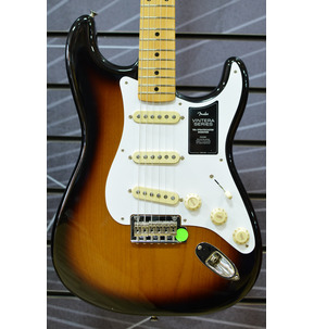 Fender Vintera '50s Stratocaster Modified 2-Colour Sunburst Electric Guitar incl Deluxe Gig Bag B Stock