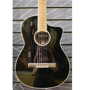 Cordoba Fusion 5 Jet Black Electro Nylon Guitar 