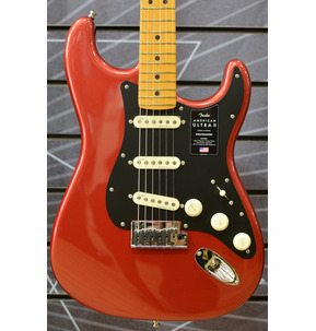 Fender American Ultra II Stratocaster Electric Guitar Sinister Red