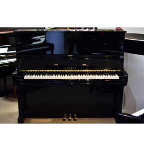 Secondhand Yamaha U3M Upright Piano - Black Polyester 