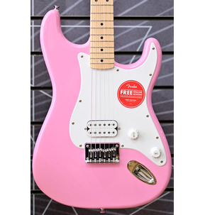 Fender Squier Sonic Stratocaster HT H Flash Pink Electric Guitar