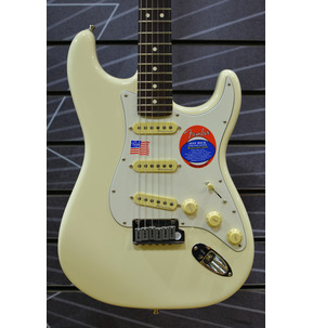 Fender Jeff Beck Stratocaster - Olympic White - Incl Vintage Style Tweed Case