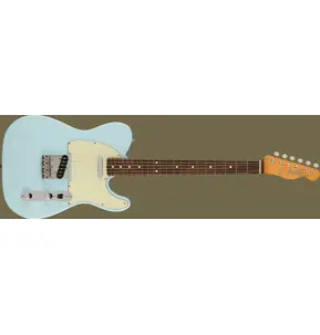 Fender Vintera II '60s Telecaster Rosewood Fingerboard, Sonic Blue Electric Guitar & Deluxe Gig Bag