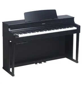 Medeli FORTE Series Digital Upright Piano. 88 Key. Black Satin