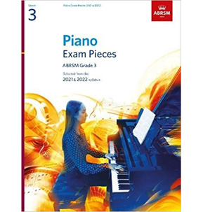 ABRSM Piano Exam Pieces: 2021-2022 (Grade 3) Book Only