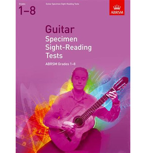 ABRSM Specimen Sight-Reading Tests Guitar Grades 1-8