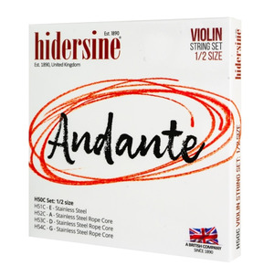 Hidersine Andante Violin Strings - Set  