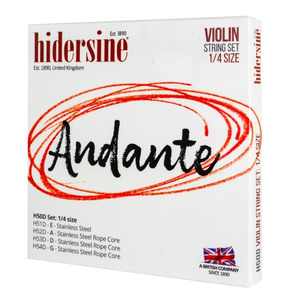 Hidersine Andante Violin Strings - Set  