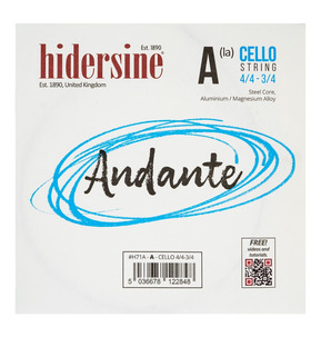Hidersine Andante Cello Single String 4/4-3/4