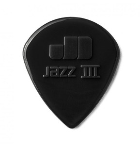 Dunlop Jazz lll Nylon Guitar Pick Black - 6 Pack