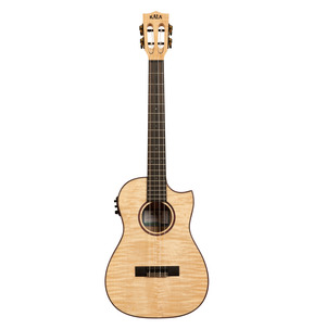 Kala All Solid Flame Maple Cutaway Ukulele with EQ & Bag