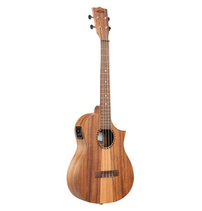 Kala Teak Tri-Top Ukulele with Cutaway & EQ