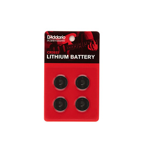 D'Addario Lithium Battery, 4 Pack